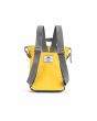 Mochila impermeable pequeña Roka Bantry B Recycled Nylon Amarillo Limón 7 Litros Unisex posterior