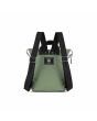 Mochila Pequeña Roka London Black Label Bantry B Sustainable Nylon Verde Granito posterior