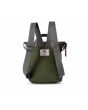 Mochila Pequeña impermeable Roka Bantry B Sustainable Nylon verde aguacate posterior