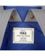 Mochila vegana Pequeña Roka Bantry B nailon reciclado Azul quemado etiqueta