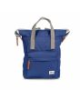 Mochila vegana Pequeña Roka Bantry B nailon reciclado Azul quemado