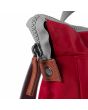 Mochila Pequeña Roka Bantry B Sustainable Nylon rojo arándano cremallera
