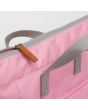 Mochila mediana vegana e impermeable Roka Bantry B Sustainable Canvas rosa antiguo cremallera