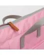 Mochila mediana vegana e impermeable Roka Bantry B Sustainable Canvas rosa antiguo cremallera