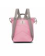 Mochila mediana vegana e impermeable Roka Bantry B Sustainable Canvas rosa antiguo posterior