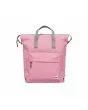 Mochila mediana vegana e impermeable Roka Bantry B Sustainable Canvas rosa antiguo 