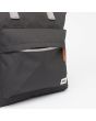 Mochila pequeña ecológica e impermeable Roka Bantry B Sustainable Canvas Ash gris oscuro bolsillo 