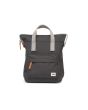 Mochila pequeña ecológica e impermeable Roka Bantry B Sustainable Canvas Ash gris oscuro