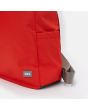 Mochila Pequeña impermeable Roka London Camden Neon Red bolsillo lateral
