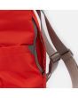 Mochila Pequeña impermeable Roka London Camden Neon Red cremallera lateral