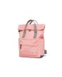 Mochila Pequeña impermeable Roka Canfield B Flamingo rosa claro lateral 