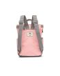 Mochila Pequeña impermeable Roka Canfield B Flamingo rosa claro posterior