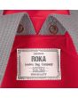 Mochila Mediana sostenible Roka Canfield B nailon reciclado rojo Marte Unisex etiqueta