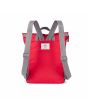 Mochila Mediana sostenible Roka Canfield B nailon reciclado rojo Marte Unisex posterior