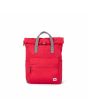 Mochila Mediana sostenible Roka Canfield B nailon reciclado rojo Marte Unisex