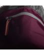 Mochila Mediana impermeable Roka Canfield B Sustainable Nylon Plum morada interior