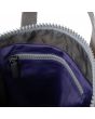 Mochila Pequeña Roka Creative Waste Two Tone Canfield B Recycled Nylon amarilla y violeta interior