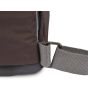 Mochila pequeña impermeable Roka Canfield B nailon reciclado marrón chocolate hebilla