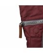 Mochila pequeña vegana Roka Canfield B Nailon reciclado nPort granate Unisex cremallera
