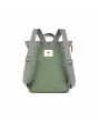 Mochila Mediana impermeable Roka Canfield B Sustainable Nylon verde granito posterior