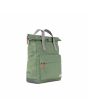 Mochila Mediana impermeable Roka Canfield B Sustainable Nylon verde granito lateral