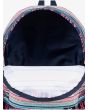Mochila mediana Roxy Be Young 24 Litros rosa y azul interior