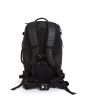 Mochila de Surf FCS Mission Travel Bag en color negro 40L posterior