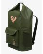 Mochila mediana para surf Roxy Need it Verde Aceite bolsillos laterales