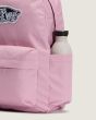 Mochila escolar Vans Old Skool Classic rosa Pink Dawn 22L bolsillo botella