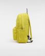 Mochila Vans Old Skool Classic 22L Warm Olive Amarilla Unisex bolsillo botella 