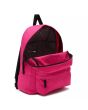 Mochila Vans Realm Rosa Magenta 22 Litros abierta