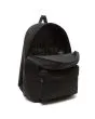 Mochila Vans Realm Negra 22 Litros Unisex abierta