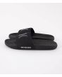 Chanclas Hurley Magu Slide negras para hombre lateral