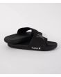 Chanclas Hurley Magu Slide negras para hombre logo