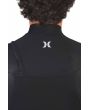 Neopreno con cremallera en el pecho Hurley Advantage 4/3 mm Fullsuit negro para hombre espalda