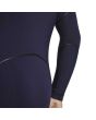 Hombre con traje de neopreno sin cremallera Hurley Advantage Max 4/3mm azul marino costuras selladas