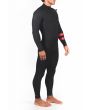 Traje de neopreno con cremallera en el pecho Hurley Advantage Plus 3/2mm negro para hombre derecha