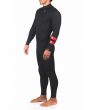 Traje de neopreno con cremallera en el pecho Hurley Advantage Plus 3/2mm negro para hombre izquierda