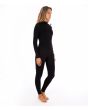 Traje de surf de neopreno Hurley Advantage Plus 4/3mm Fullsuit para mujer en color negro derecha
