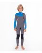 Traje de surf con cremallera en el pecho Hurley Advantage 4/3 gris para niño