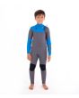 Niño con traje de surf con cremallera en el pecho Hurley Advantage 4/3 gris 