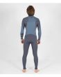 Traje de surf con cremallera en el pecho Advantage Plus 3/2mm en gris y azul espalda