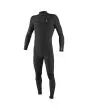 Traje de neopreno con cremallera en el pecho O'Neill Hyperfreak 5/4 Plus gris para hombre