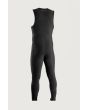 Traje de surf integral sin mangas con cremallera frontal O'Neill Reactor 2 1.5mm negro para hombre posterior