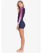 Traje de Surf de Primavera con manga corta y cremallera en la espalda Roxy 1.5mm Rise Collection azul marino para Mujer lateral