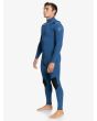 Traje de Surf de Neopreno con Cremallera en el Pecho Quiksilver 4/3mm Everyday Sessions Insignia Blue para Hombre lateral