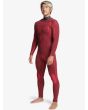 Traje de Surf de Neopreno con Cremallera en el Pecho Quiksilver 4/3mm Highline Quiet Shade para Hombre interior lateral