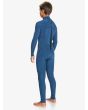 Traje de neopreno con cremallera en la espalda Quiksilver Everyday Sessions 4/3mm azul para niño 8 a 16 años posterior izquierda