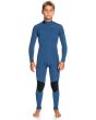Traje de neopreno con cremallera en la espalda Quiksilver Everyday Sessions 4/3mm azul para niño 8 a 16 años 