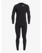 Traje de neopreno GBS con cremallera en el pecho Quiksilver Syncro 5/4/3mm negro para hombre 